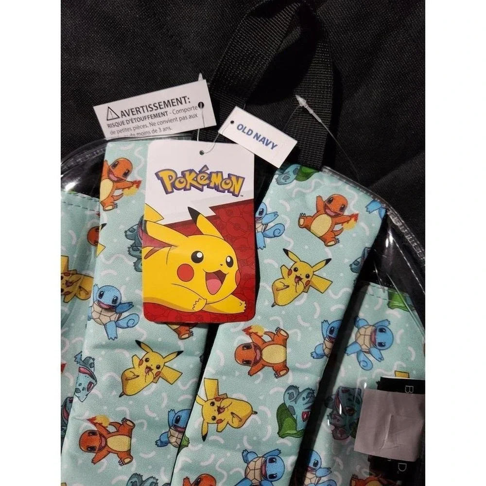 Pokémon Clear Backpack with Removeable Interior Sleeve Included New